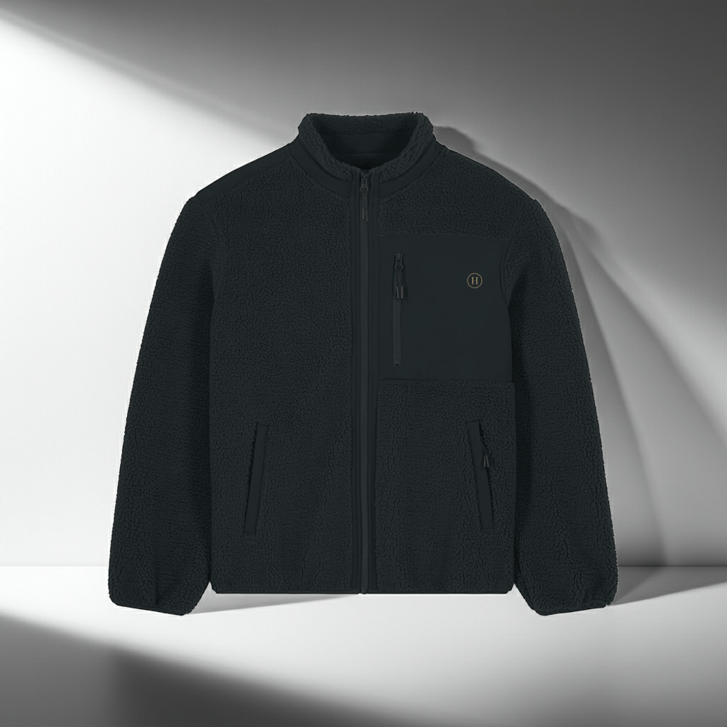 Black jacket on a white background