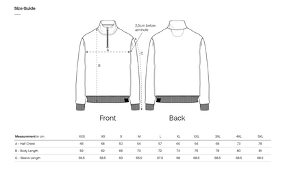 Unisex quarter-zip